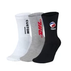OEM personalized logo custom design pattern white black colorful men tube cotton fashion socks sox crew dress socks stock lot