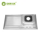 Stainless Steel Stainless Sink Stainless Steel Single Bowl Pressed Kitchen Sink With Draining Board
