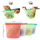 Amazon Hot Sale 1000ML Food Grade best reusable silicone sandwich bags