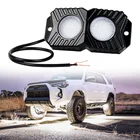 OVOVS New LED 12V Rock Light Multi-Color Optional for 4x4 Truck Cars ATV 18W LED Rock Light