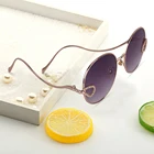 99yi Design XYS19902 Promotion Sunglasses Custom Logo Stainless Steel Sun Glasses Woman