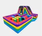 Hot-sales and small inflatable jumping castle, Outdoor inflatable game, inflatable obstacle course for kids