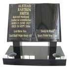 Tombstone designs open book bible black granite memorials monuments headstones