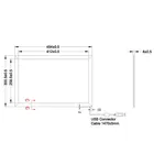 19 inch IR Touch Screen Table Interactive LED Panel for education