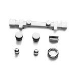 Shower room frameless bathroom glass sliding shower door roller fitting set