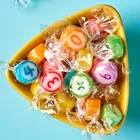 High Quality Halal Lovely Color Sugar Coating digital Shaped Lollipop Digital Candy mix bulk hard candies