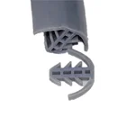 Photovoltaic panel silicone sealing strip / solar panel sealing strip / silicone rubber material T-sealing