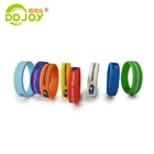 custom Logo embosed Wristband Plastic,custom rubber bracelet,silicone event wristbands
