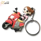 Keychain Supplier Custom 3D Soft PVC Key Chain Custom Rubber Motorcycle Key Holder