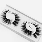 3d Faux mink lashes custom box packaging natural lashes Mink Eyelashes Vendors
