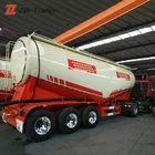 Top brand trailer company supply bulk powder tanker trailer price