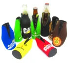 3mm thickness foldable zipper neoprene beer bottle cooler,single can cooler sleeve case
