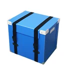 Folding Corrugated Plastic Shipping Boxes PP