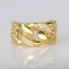 Diamond Rings Silver Simple Style Real Pure Silver Gold Ring With Diamond For Bride