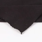 China supplier black plain dyed knitted cotton single jersey stretch fabric