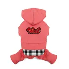 China Manufactory custom Pet Clothes with hat, Autumn Winter Apparel