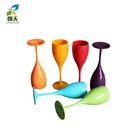 plastic collapsible wine cup Handled wine cup
