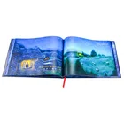 children colorful hardcover book printing with cotton ribbon fabric marker foil