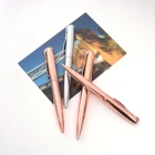 new design rose gold heavy luxury custom logo metal gift pen