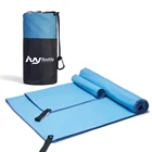 High quality embroidered microfiber cloth sport gym towel