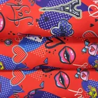 Factory price twill polyester digital printed peach skin fabric for surf shorts textile