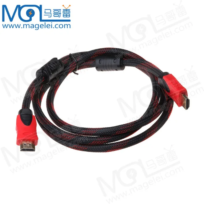 High Quality 10.2Gbps 1.5M Braided HDMI to HDMI A-A Cable Supports 3D, 1080P - ANKUX.COM