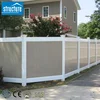 PVC plastic garden wooden fence for home