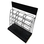 Black surface treatment Acrylic Essential Oil Display Rack
