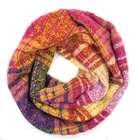 Top Fashion Women's Girl's Winter Plaid Tartan Checked Infinity Loop Neck Warmer Scarf