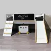 Wholesale Wooden Toddler Bed kids Single bed with slides