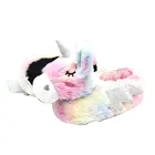 Women girls animal plush slippers cozy Lightweight plush home shoe