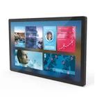 Indoor wall mounted LCD digital signage touch screen computer advertising display kiosk digital wall display
