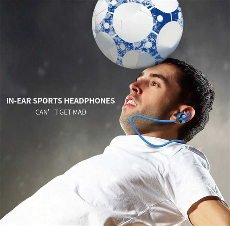 cheaper Bluetooth Earphones Wireless Headphones Magnetic Attraction Waterproof Sports Handsfree Headset with Mic Support TF card - ANKUX.COM