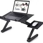 Ergonomic 360 Degree Adjustable Aluminum Foldable Laptop Computer Desk, Table Laptop Stand