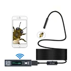 Wireless Endoscope Inspection Camera, 2.0 Megapixels 1200P IP68 Waterproof 8 LED Lights Snake Camera for iPhone