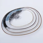 Chaozhou Factory Restaurant Glazed Porcelain Dinner Set,Ceramic Tableware Crokery Dinnerware Sets