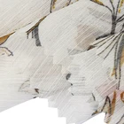 latest 30D bright silk crepe chiffon printing gilding fabric textile for garment curtain tent dress clothes shawl tops