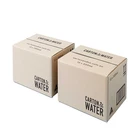 High quality White cardboard corrugated paper carton box with customized logo colored printed