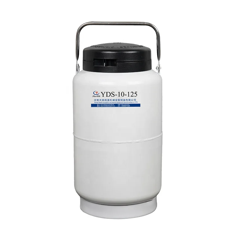 10l tanque cryogenic tank low semen animal YDS-10-125 dewar storage tank