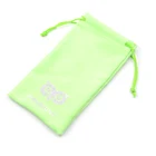 Custom different size colored microfiber drawstring eyeglass pouch for glasses