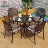 Aluminum Outdoor Furniture Garden Leisure set A style Assemble Chair aluminum patio dining sets
