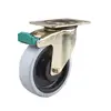 5 Inch Industrial Swivel TPE Casters With Total Brake