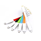 4 4 In 1 Keychain Usb Cable Custom Logo Keychain Usb Magnetic Charging Cable For Mobile Phone