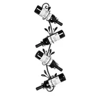 TMJ-2603 Custom New Design Home Bar Storage Metal Wall Mounted Red Wine Bottle Shelf Display Rack