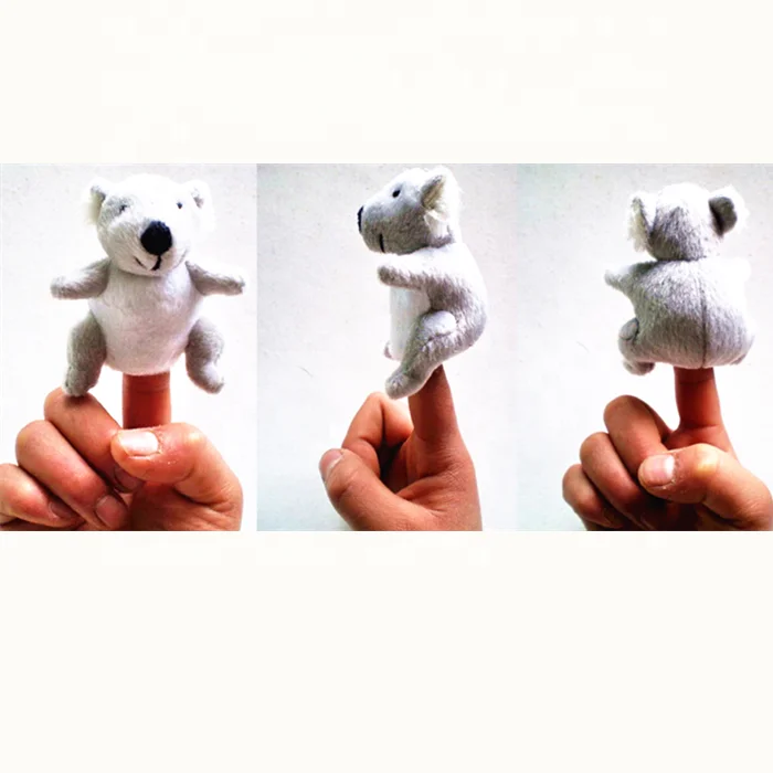 Koala finger marionette, stricken fingerpuppen von peru, fühlte finger puppet puppen handgemachte filz puppen