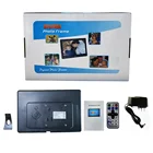 10 inch digital photo album lcd advertising display digital photo frame support to add built-in memory