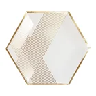 Disposable Plate Plates Cheap Price Disposable Cake Plate Paper Plates 8 Inch Hot Stamping Cold Drink Paper Cup