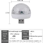 Led Small Magic Ball for led stage light Party Sound Control Mini effect USB ball dj lights disco
