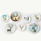 New wholesale painting round abstract art canvas painting for space decoration