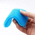 Kitchen Accessories Silicone Dish Washing Brush Bowl Pot Pan Wash Cleaning Brush Cooking Tool Cleaner Spone